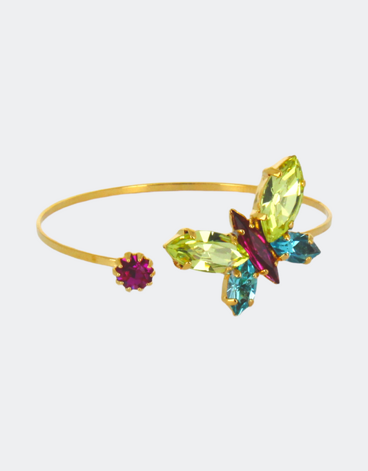 selene crystal has unique designer butterfly crystal bracelet for crystal jewellery lovers