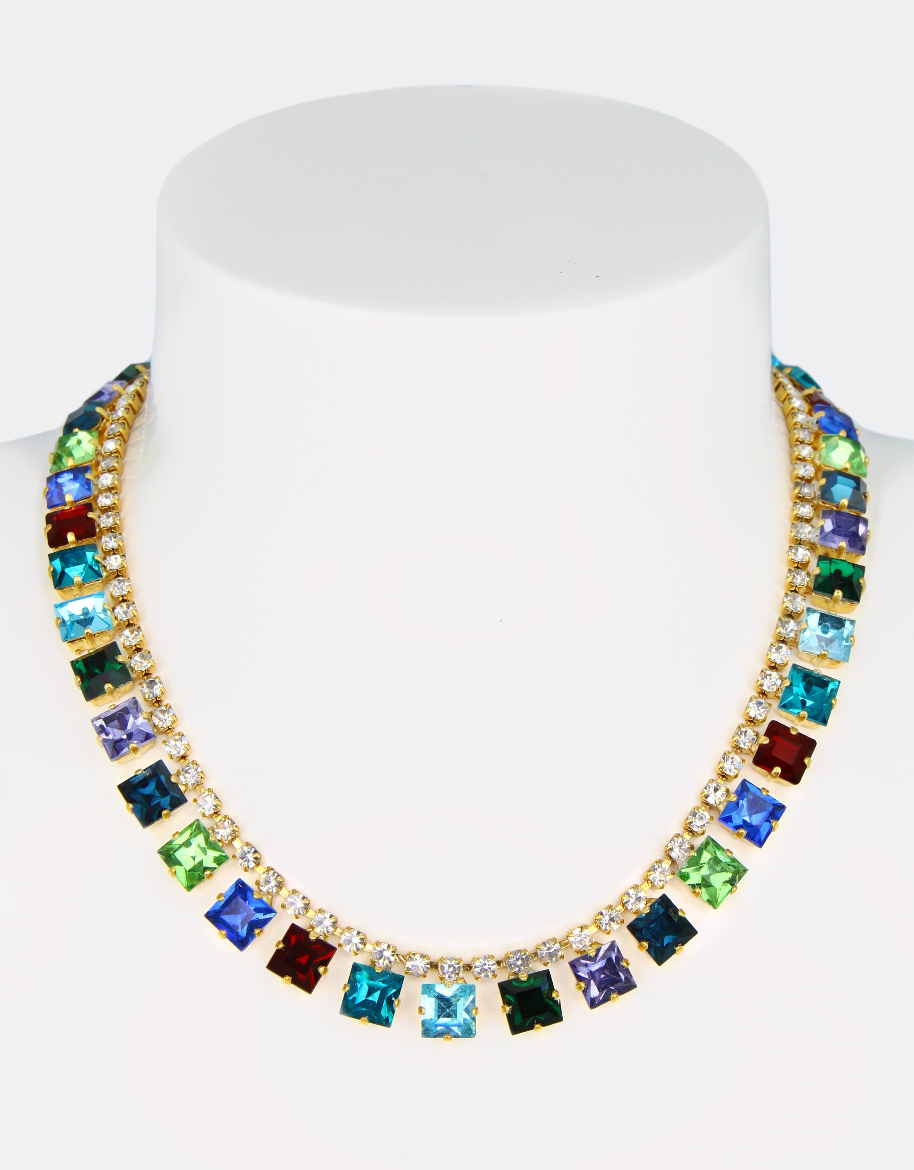 selene crystal charlotte colourfull crystal necklace for luxury gifting
