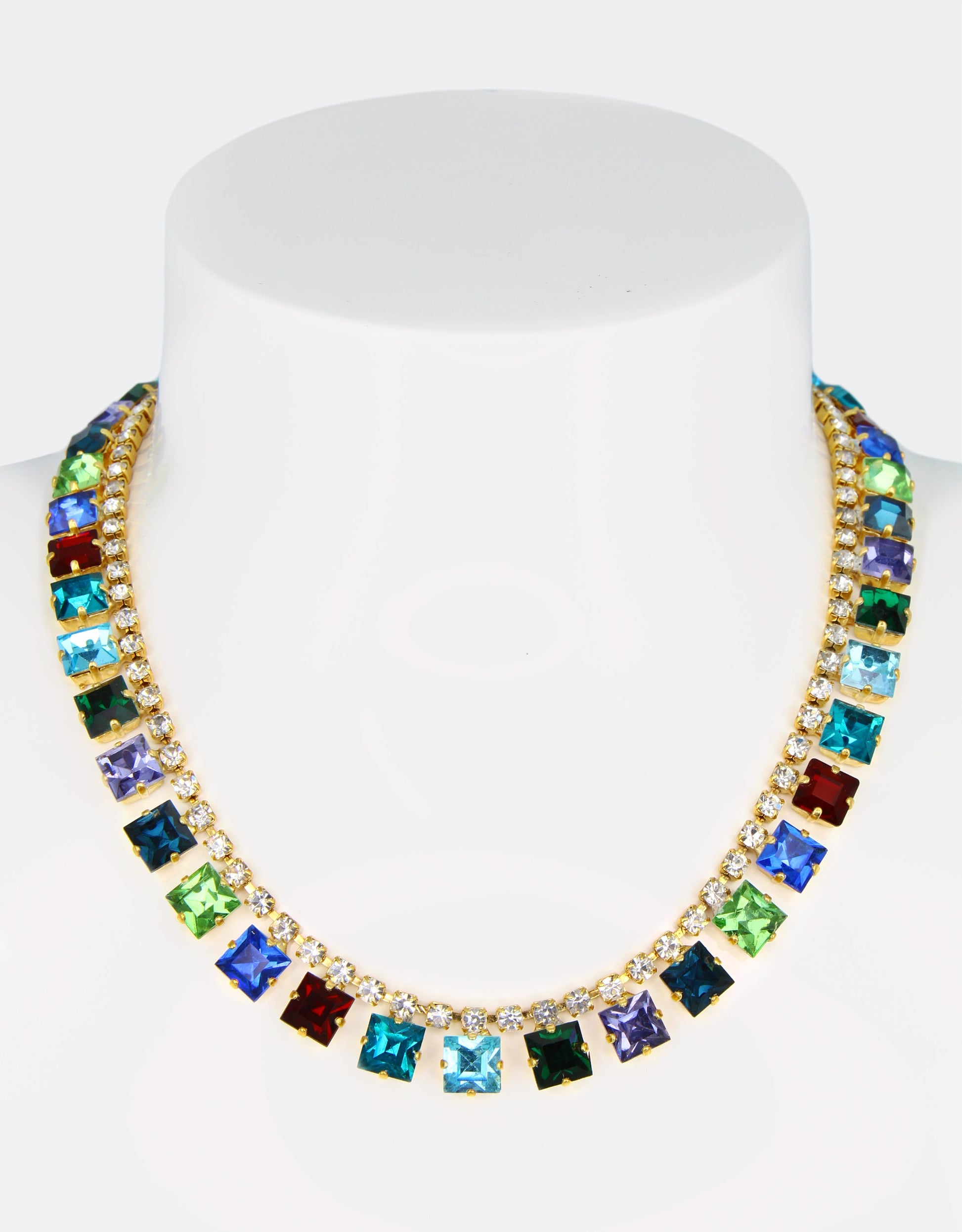 selene crystal charlotte colourfull crystal necklace for luxury gifting