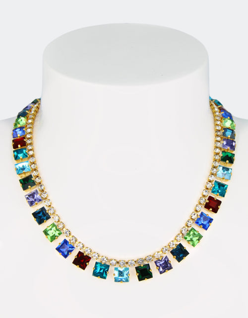 selene crystal charlotte colourfull crystal necklace for luxury gifting