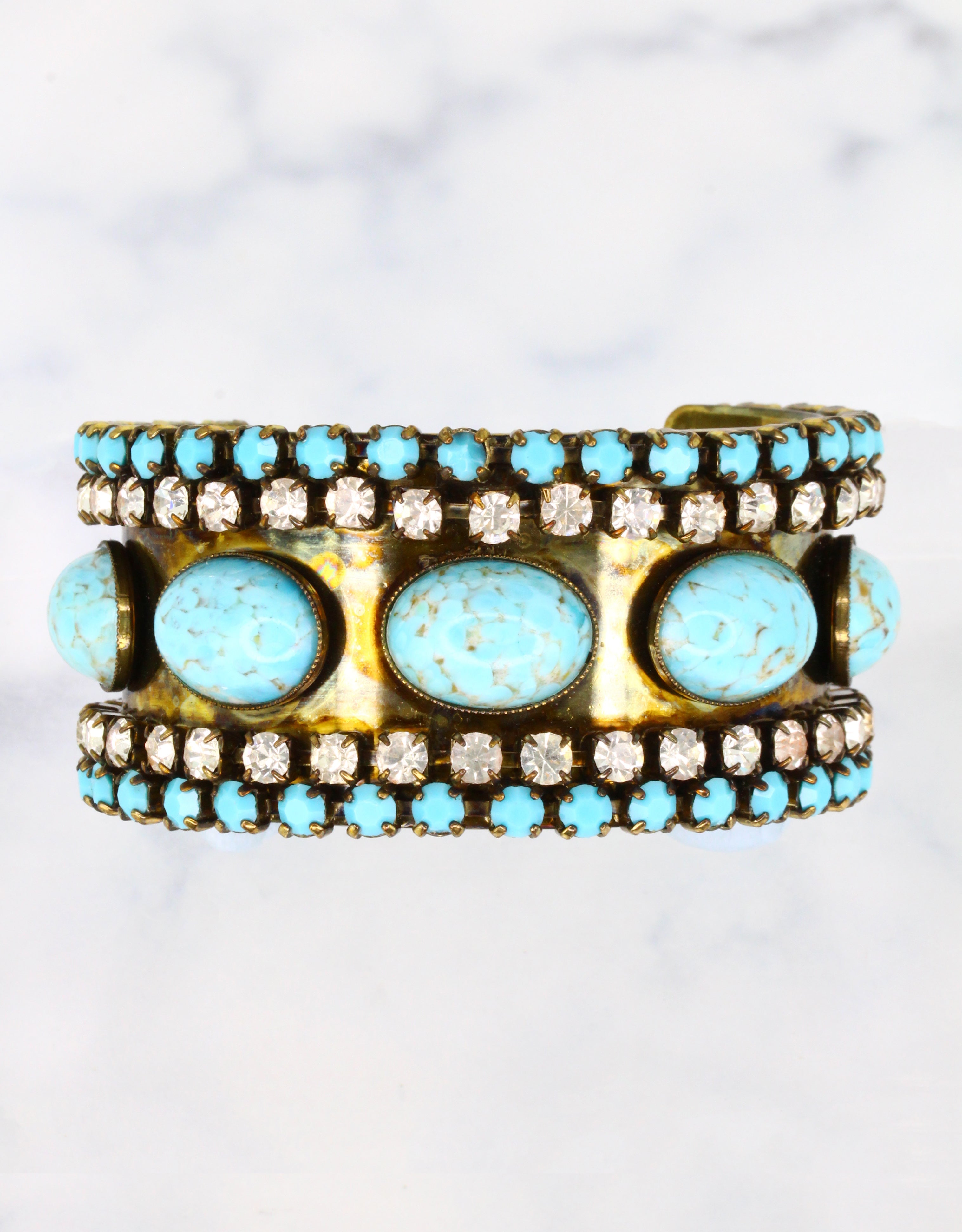 selene crystal has unique handmade design vintage cuffs for women who love artisan jewellery