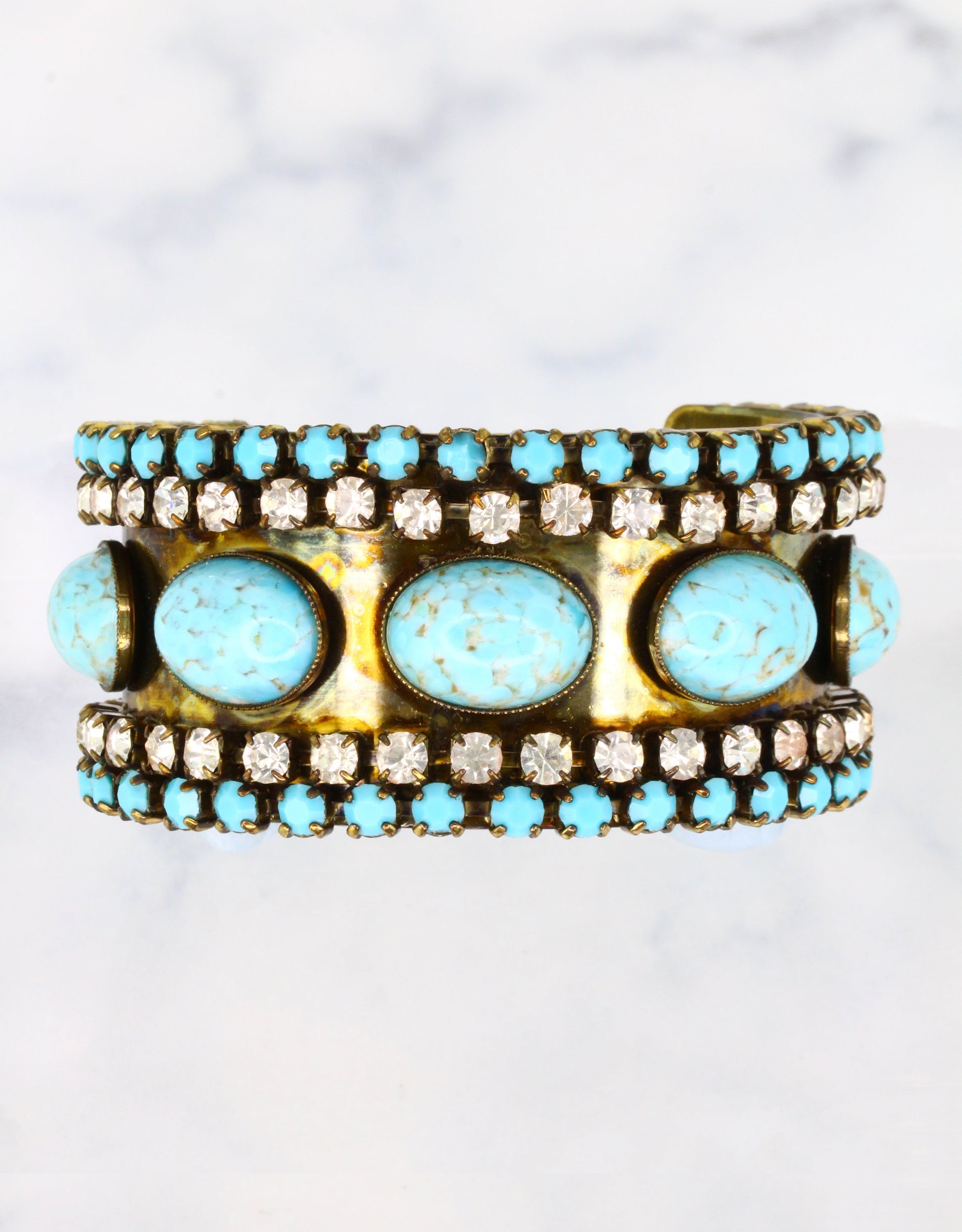 selene crystal has unique handmade design vintage cuffs for women who love artisan jewellery