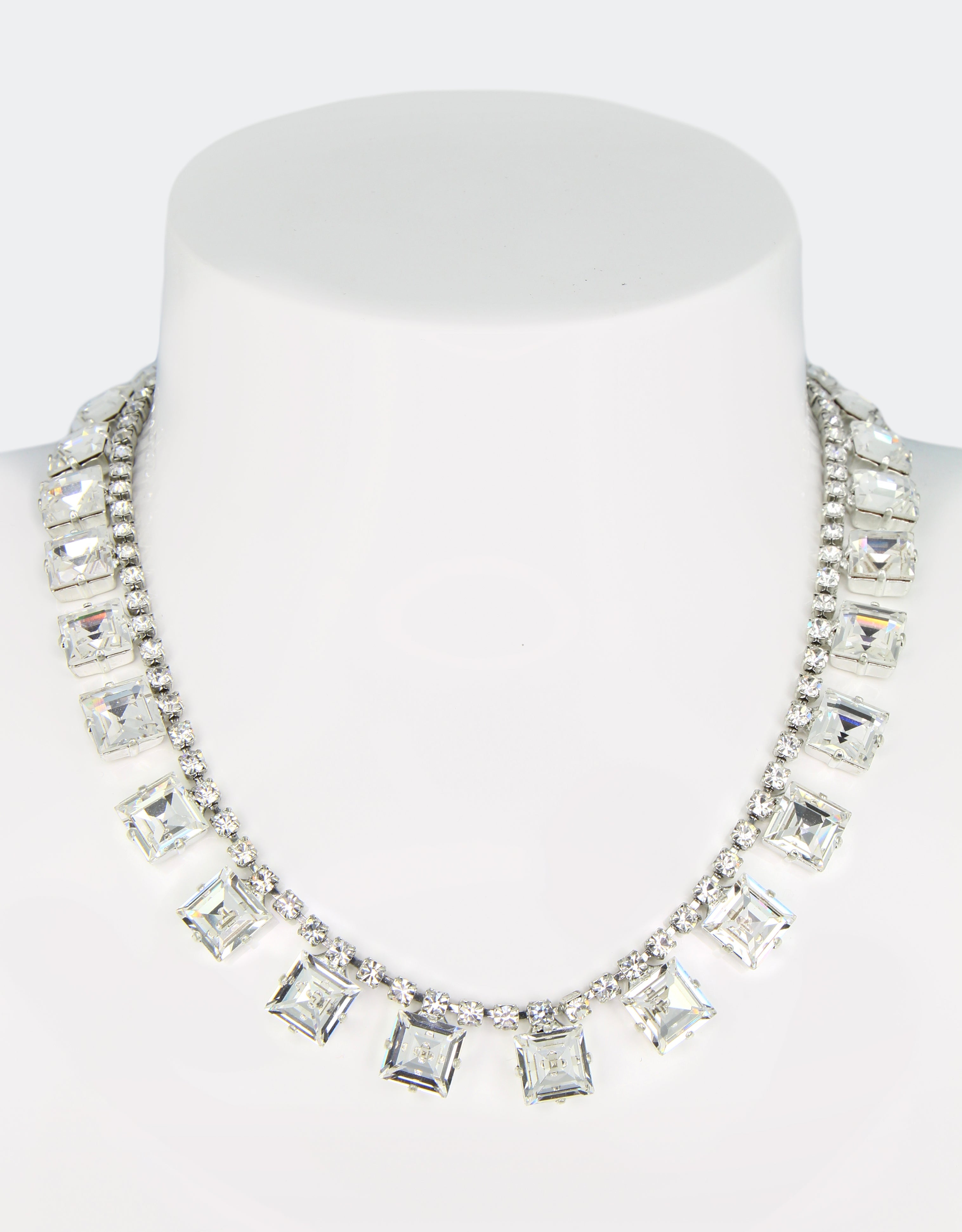 selene crystal isabella necklace a minimal luxury jewellery for brides