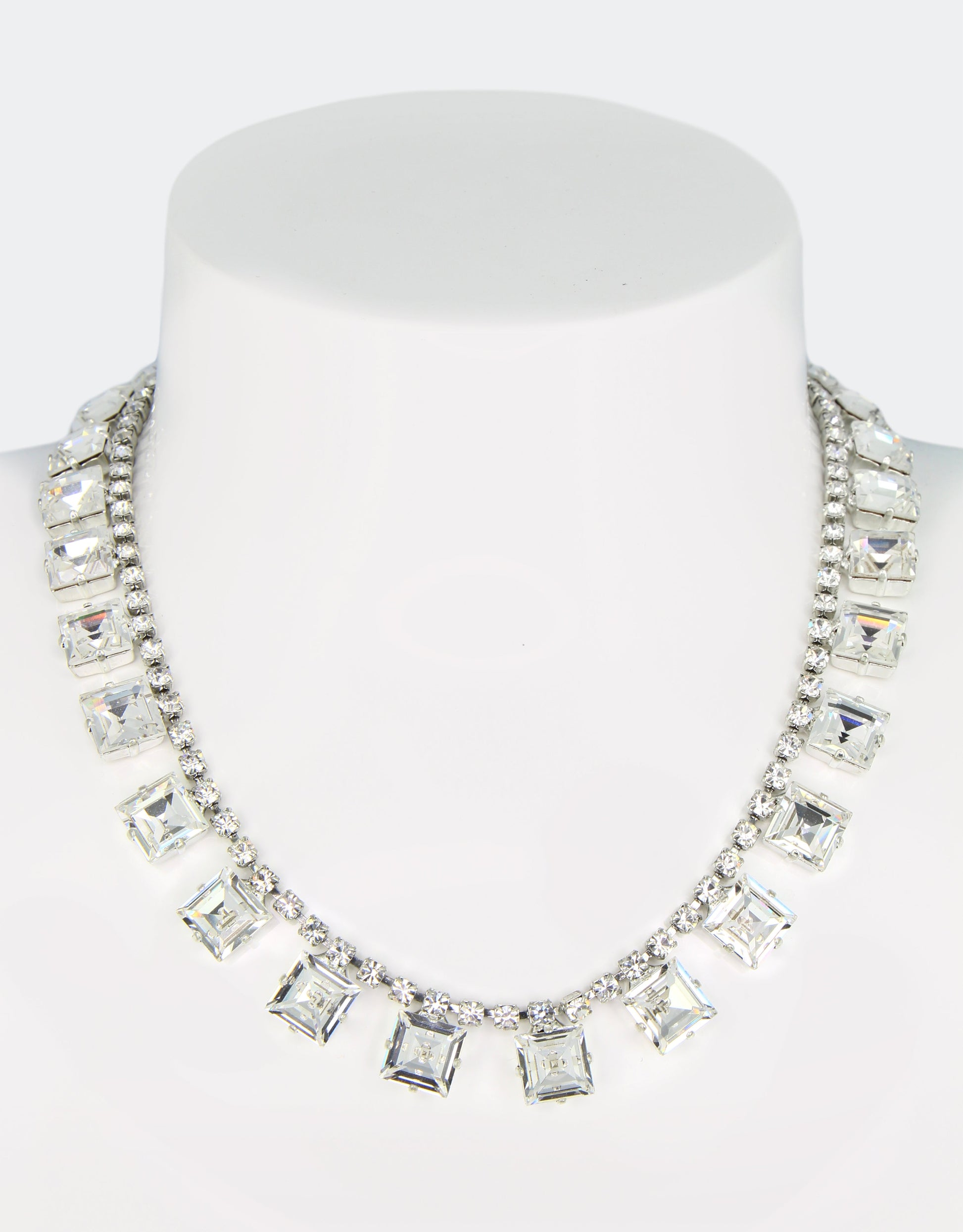 selene crystal isabella necklace a minimal luxury jewellery for brides