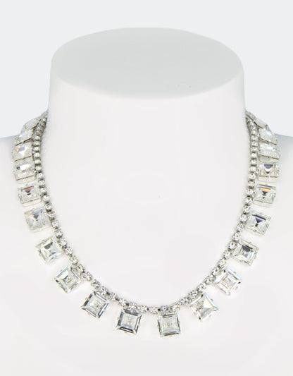 selene crystal isabella necklace a minimal luxury jewellery for brides