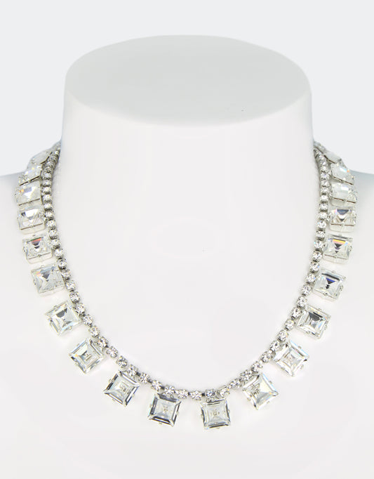 selene crystal isabella necklace a minimal luxury jewellery for brides