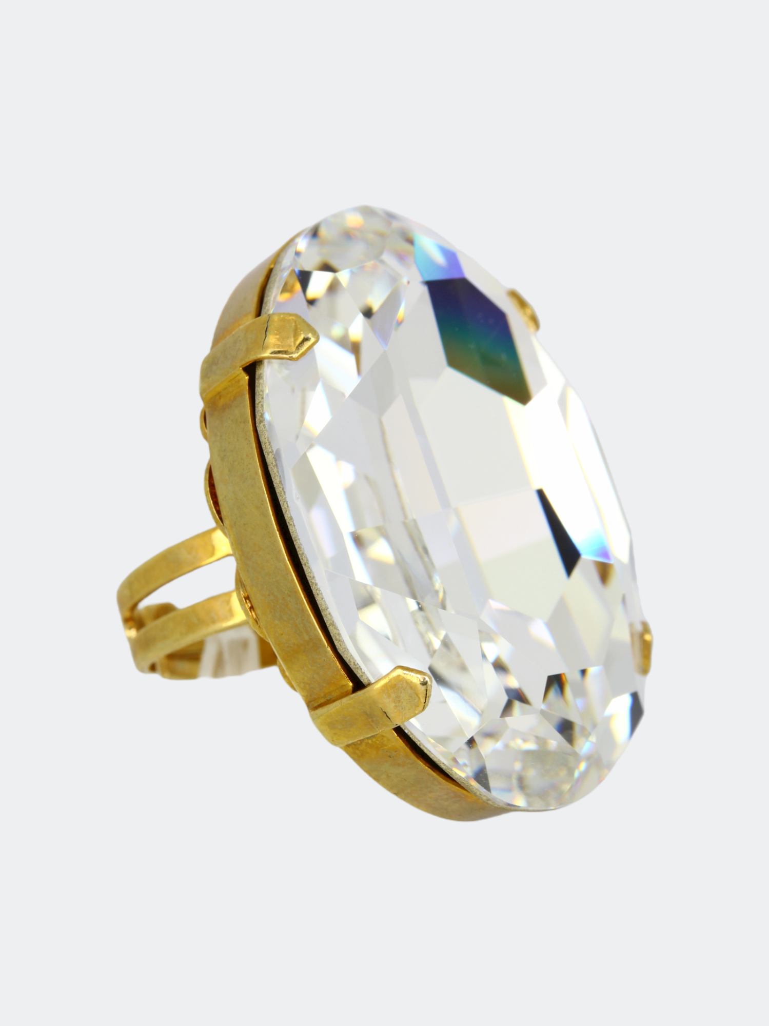 selene crystal handcrafted rings for women
