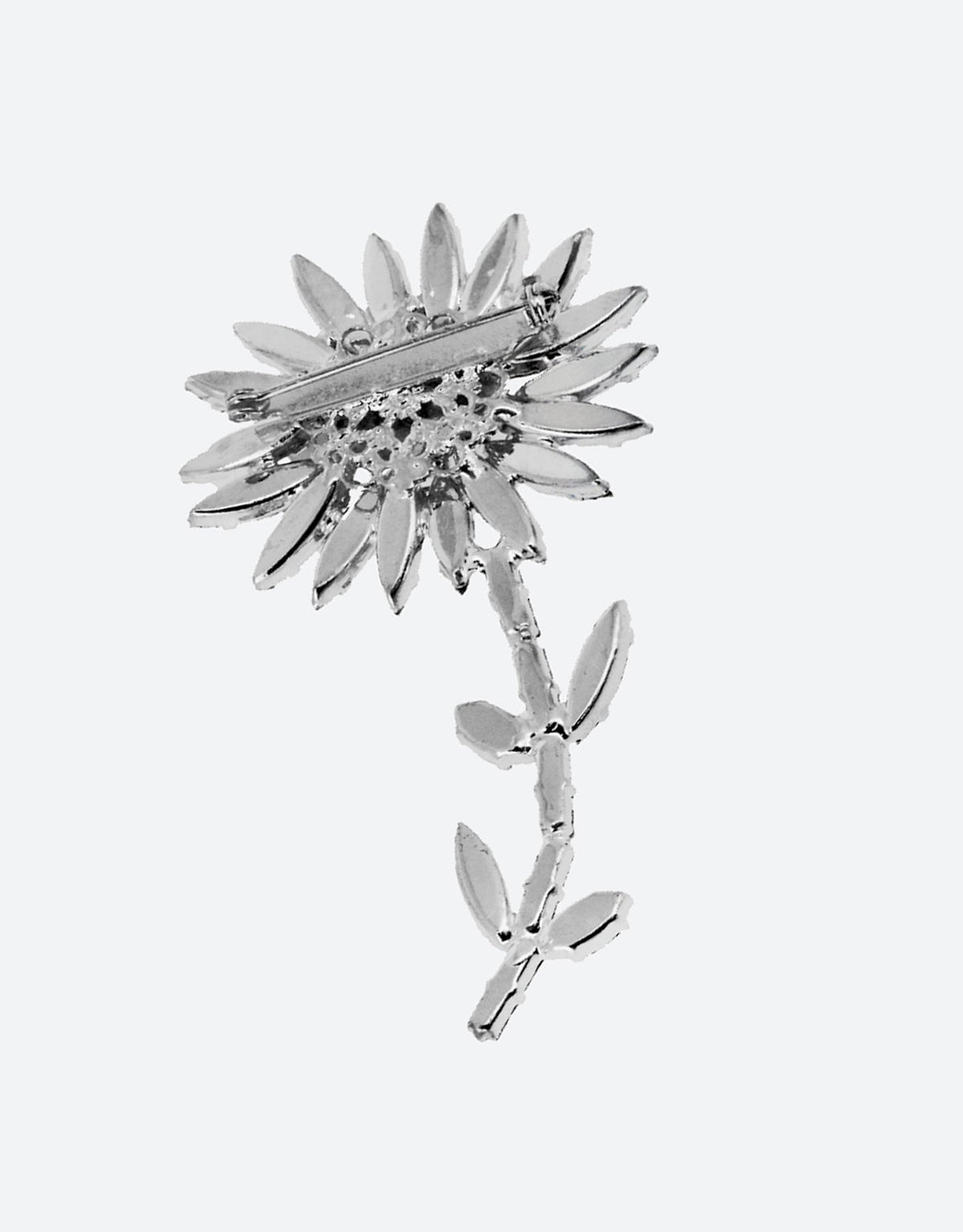 silver brooch perfect for black tuxedos or white tuxedo 