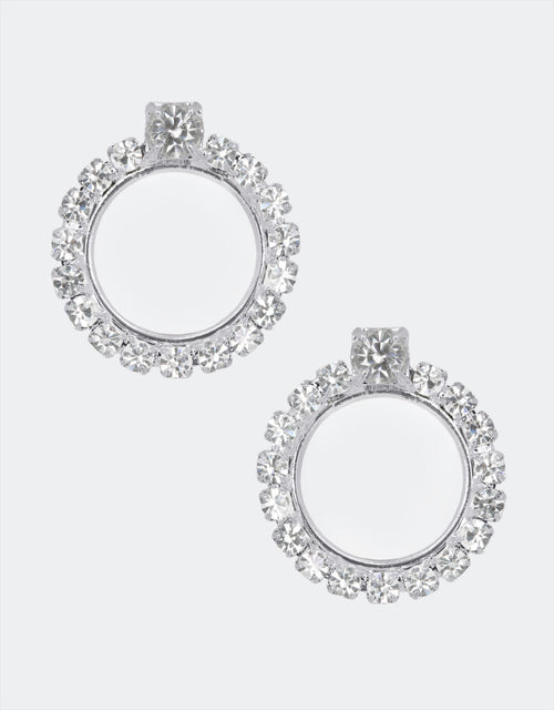 silver earrings a sophisticated london handcrafted crystal jewellery