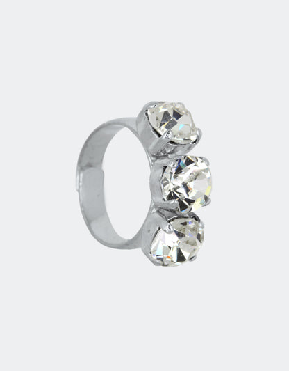 silver ring for cocktail events and gala dinners