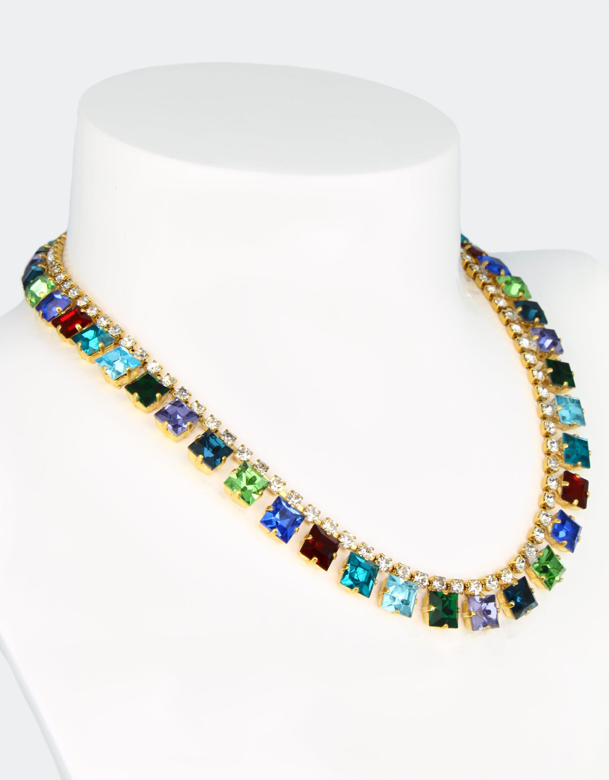 statement crystal necklace a luxury gift for her