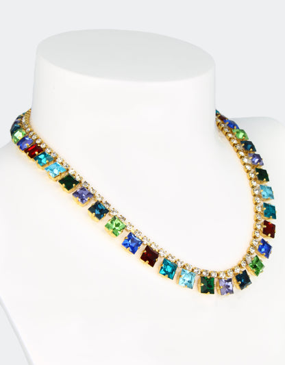 statement crystal necklace a luxury gift for her