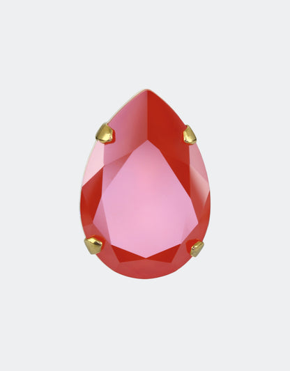 red-crystal ring for valentines proposal