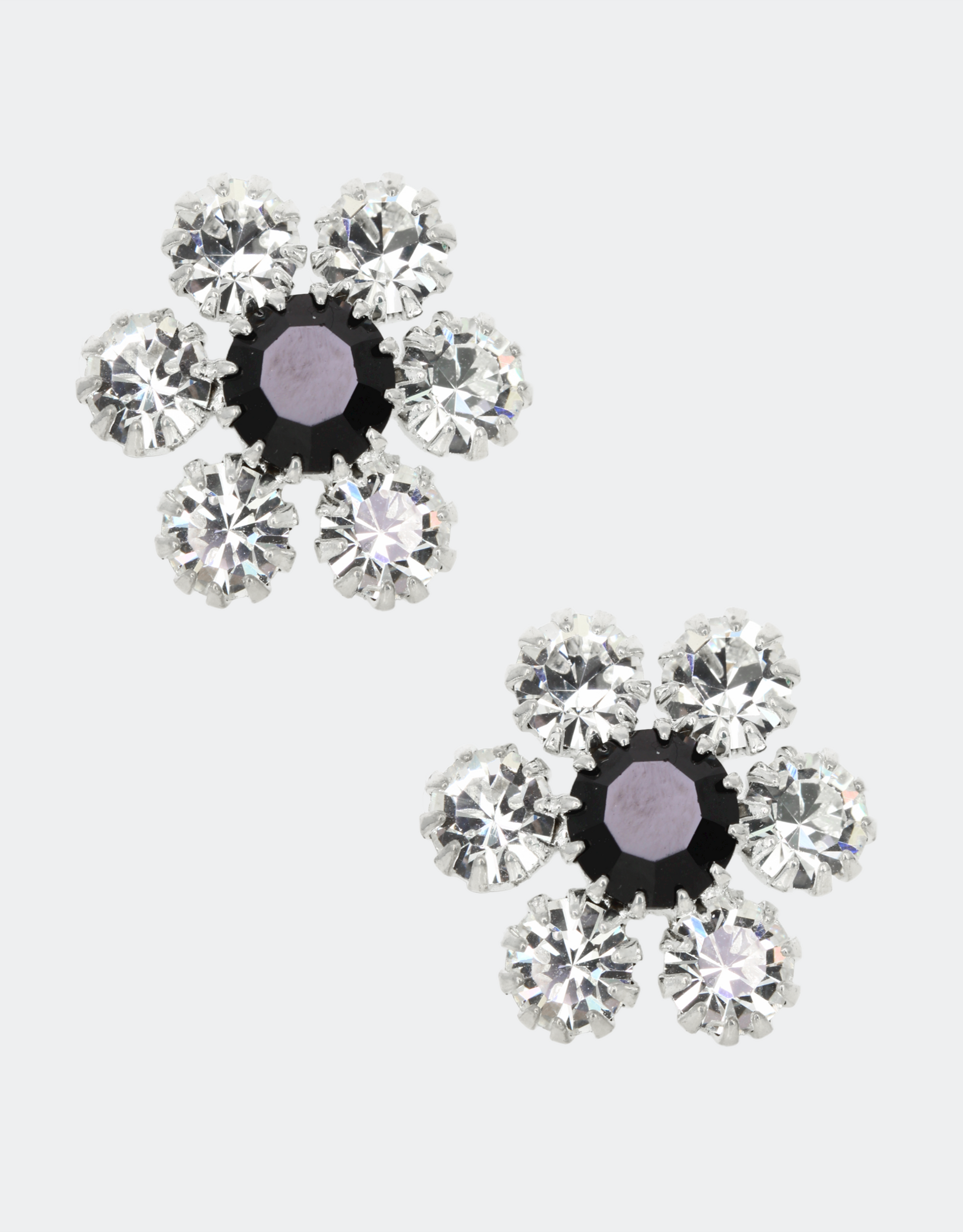 violet crystal cufflinks for evening parties