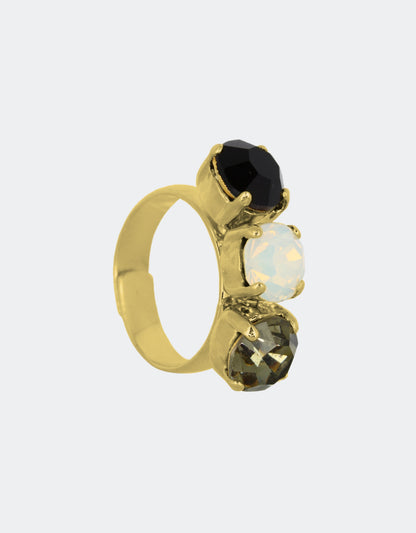 multicolor crystal ring a fine wedding jewellery for bridesmaid