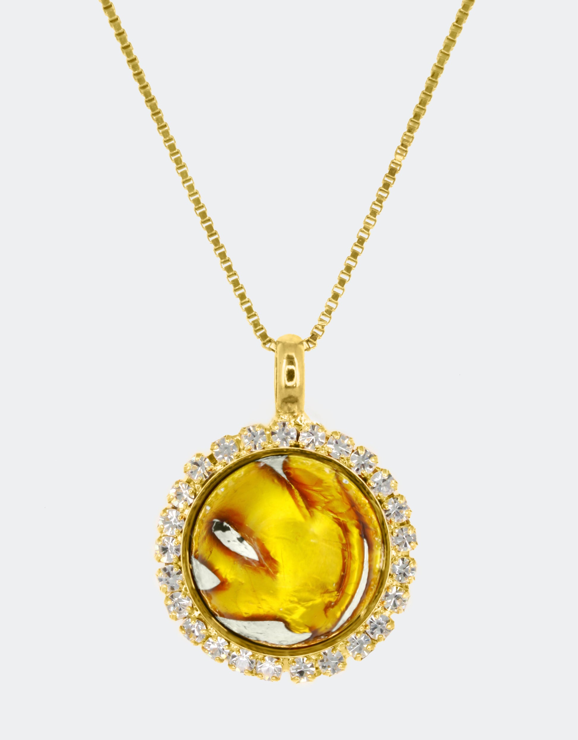 yellow handmade pendant jewellery