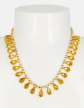 zoe crystal necklace in tennis style by selene crystal